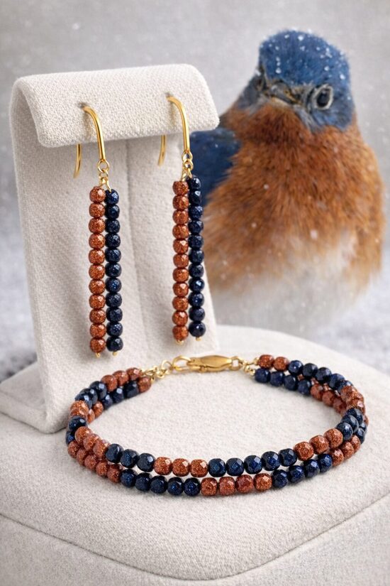 Dabīgo pērļu rotu komplekts